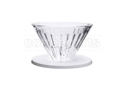 Timemore 1-Cup Crystal Eye Brew Coffee Dripper: White