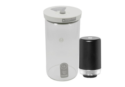 Timemore Glass Canister & Pump Starter Kit Large: White