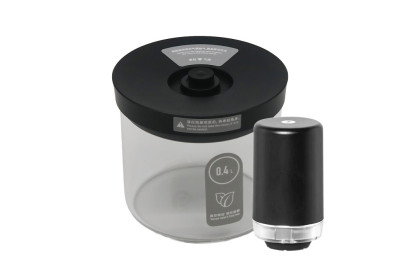 Timemore Glass Canister & Pump Starter Kit Small: Black