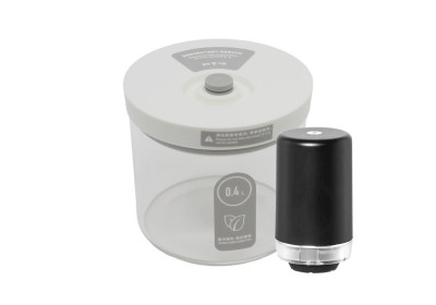 Timemore Glass Canister & Pump Starter Kit Small: White