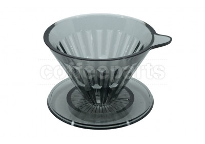 Timemore 1-Cup Plastic Crystal Eye Brew Coffee Dripper: Smoke