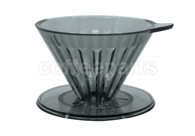 Timemore 2-Cup Plastic Crystal Eye Brew Coffee Dripper: Smoke
