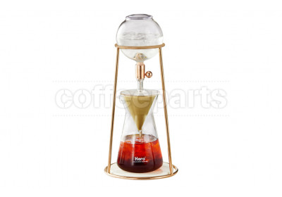 zeroHero Dingyuan Mini Ice Drip Coffee Maker: 2-4cups Rose Golden (KFH-6RG)