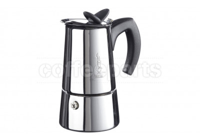 Bialetti 2 Cup Musa Stainless Stove Top Coffee Maker (non induction)