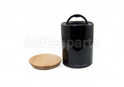 Airscape Medium Ceramic Coffee Storage Vault Obsidian Black : AC0207