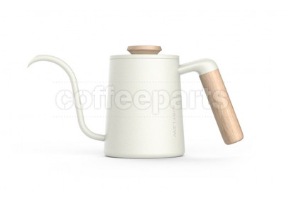 Airflow Brewer Drip Coffee Pot 300ml, creamy white coffee kettle.