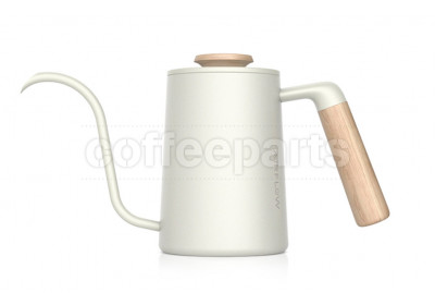 Airflow Brewer Drip Coffee Pot: 600ml Creamy White