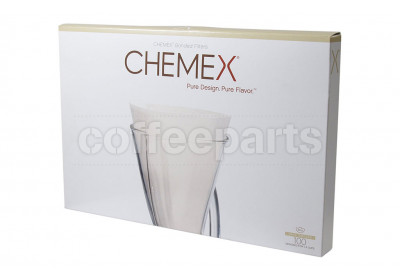 Chemex Half Moon Filter Papers to fit 1-3 Cup (100 Pack)