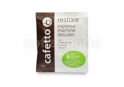 Cafetto 25g Restore Coffee Machine Descaler Satchel