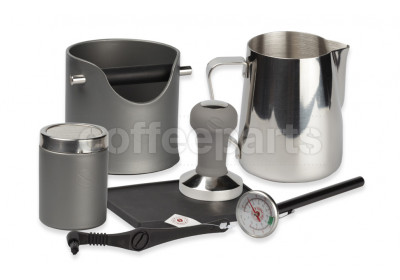 Crema Pro Grey Barista Kit for machines with 58mm filter baskets