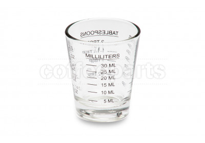 Measured 30ml with Increments Espresso Glass Cup
