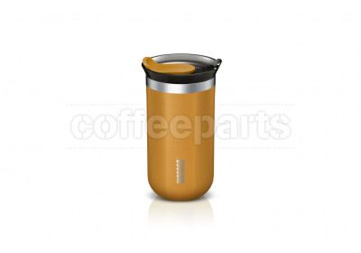 Wacaco Octaroma Lungo Vacuum 10oz Insulated Mug: Amber Yellow