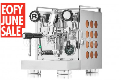 EOFY SALE Rocket Appartamento Coffee Machine with Copper Panel