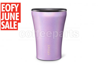 ﻿EOFY SALE Sttoke 8oz Ceramic Reusable Coffee Cup: Unicorn Purple