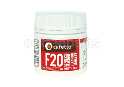 Cafetto F20 Cleaning Tablets for Super Auto (100 Tablet Packet)