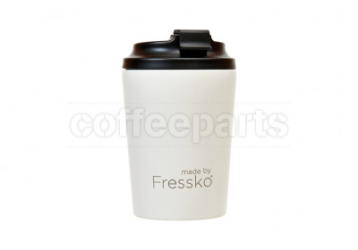 Fressko Bino Reusable Coffee Cup 230ml : Snow (White)