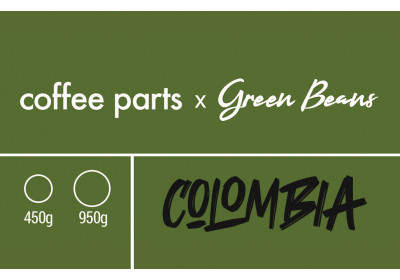 Coffee Parts x Green Beans, Organic Colombia Popayan Excelso