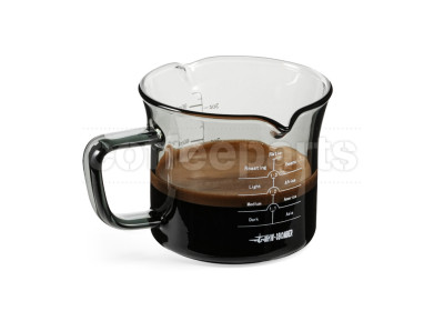 MHW Glass Measuring Cup: 120ml w Double Spout: Grey