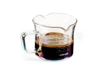 MHW Glass Measuring Cup: 120ml w Double Spout: Iridescent