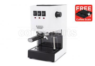 Gaggia Classic EVO PRO Espresso Coffee Machine: Polar White