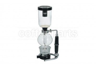 3 cups 17.5 * 37cm Vacuum Coffee Makers color : A FYHKF Siphon Coffee Maker Set Coffee Syphon Technia Stainless steel siphon pot Glass siphon coffee maker Suit 2 colors 