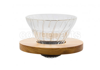 Hario 1-Cup V60 Wood/Glass Coffee Dripper