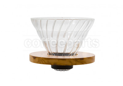 Hario 2-Cup V60 Wood/Glass Coffee Dripper