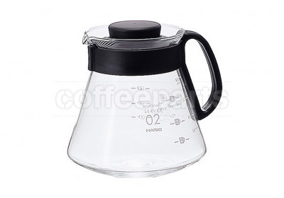 Hario 600ml V60 Black Range Server: XVD-60B