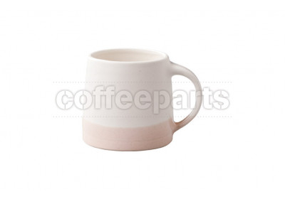 Kinto 320ml Porcelain Mug : White and Pink Beige