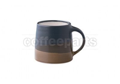 Kinto 320ml Porcelain Mug : Black and Brown