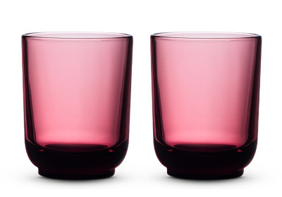 Fellow Pirch Espresso Glasses - Cappuccino (Set of 2) Garnet