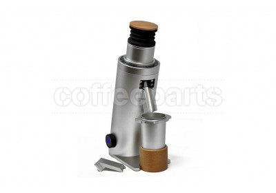 Coffee Tech DF64-V Single Dose Coffee Grinder: Silver