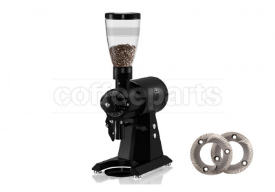 Mahlkönig EK43S Grinder Short with Turkish Blades: Black - RAL9005 Model