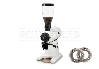 Mahlkönig EK43S Grinder Short with Turkish Blades: White - RAL9010 