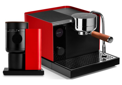 Fellow Espresso Series 1 & Opus 2 Grinder Package – Cherry Red + Walnut