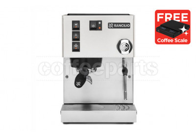 Rancilio Silvia E V6 Espresso Coffee Machine: White