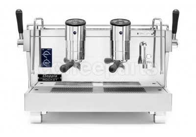 Rocket Doppia 2 Group Commercial Coffee Machines: Stainless