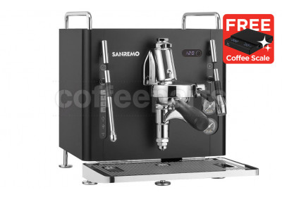 SanRemo Cube R Coffee Machine: Black