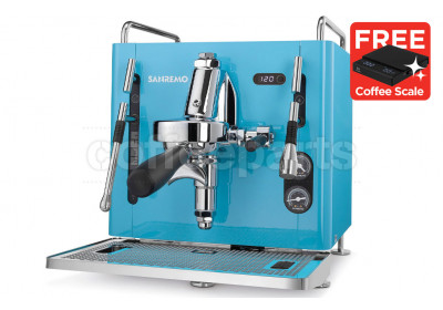 SanRemo Cube R Coffee Machine: Blue