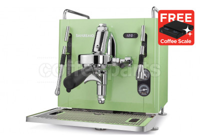 SanRemo Cube R Coffee Machine: Green