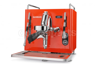 SanRemo Cube R Coffee Machine: Red