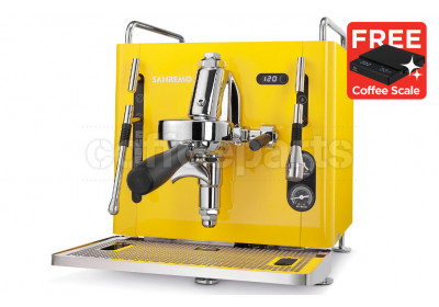 SanRemo Cube R Coffee Machine: Yellow