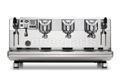 VA White Eagle DIGIT 3-Group Commercial Coffee Machine: White