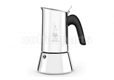 Bialetti 2 Cup Venus stove top coffee maker with a sleek finish.