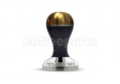 Pesado 58.5mm Modular Coffee Tamper: Black and Gold