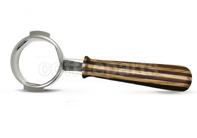 Pesado Stainless Bottomless Portafilter with Raya Handle - to fit 54mm Breville