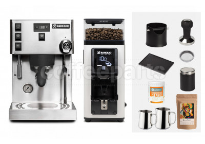 Rancilio Silvia PRO X / Stile Espresso Machine Package: Silver