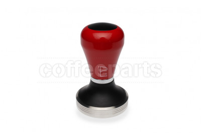 Pullman Barista 58.3mm Flat Tamper with Red Bright Handle