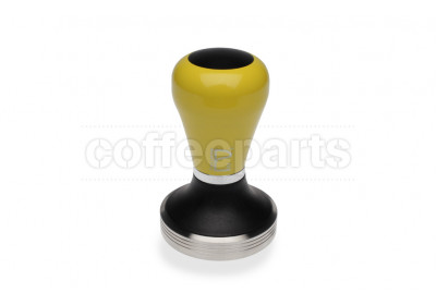 Pullman Barista 58.3mm Flat Tamper with Yellow Lemon Handle