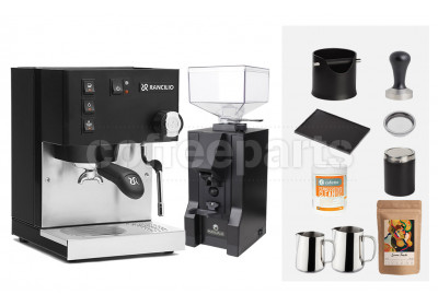 Rancilio V6 Espresso Machine Package: Black